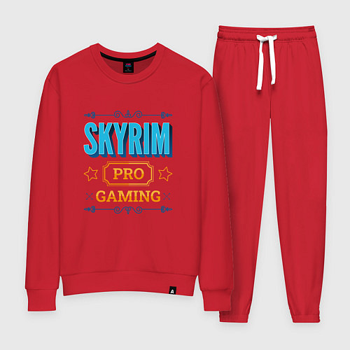 Женский костюм Игра Skyrim pro gaming / Красный – фото 1