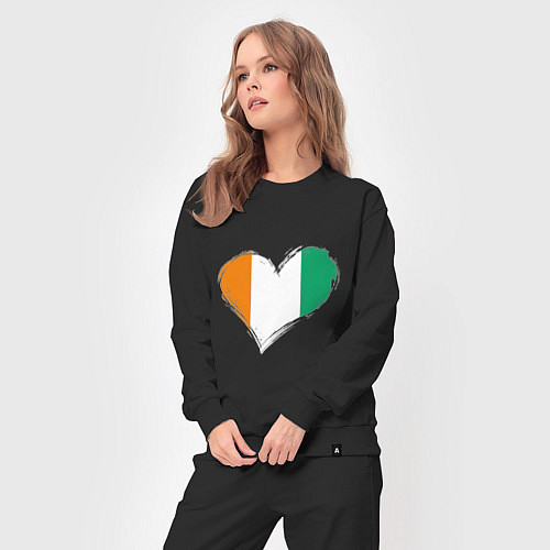 Женский костюм Сердце - Ирландия / Черный – фото 3