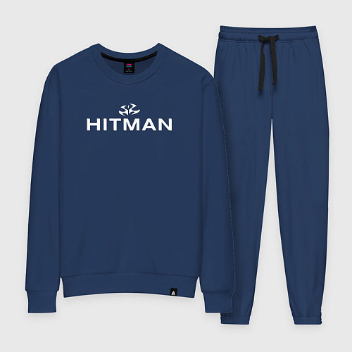 Женский костюм Hitman - лого / Тёмно-синий – фото 1