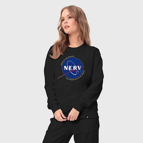 Женский костюм NASA NERV / Черный – фото 3