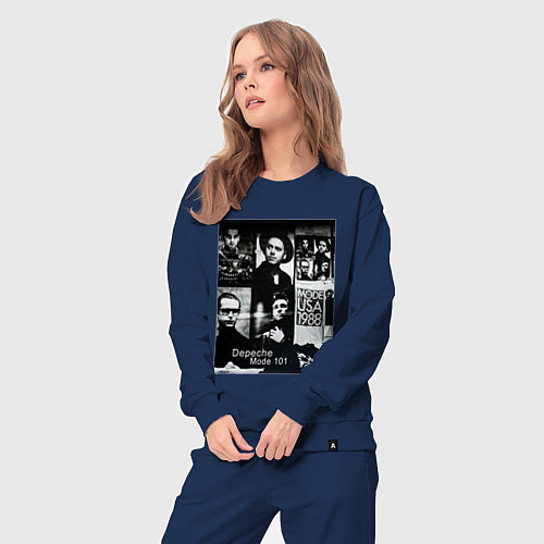 Женский костюм Depeche Mode 101 Vintage 1988 / Тёмно-синий – фото 3
