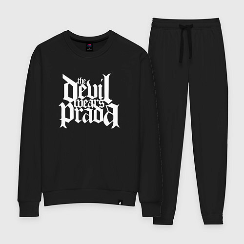 Женский костюм The Devil wears prada logo art / Черный – фото 1