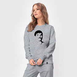 Костюм хлопковый женский Лицо Михаила, цвет: меланж — фото 2