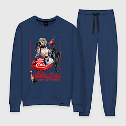 Костюм хлопковый женский Nuka - cola girl, цвет: тёмно-синий