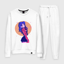 Костюм хлопковый женский Misato Katsuragi Evangelion, цвет: белый