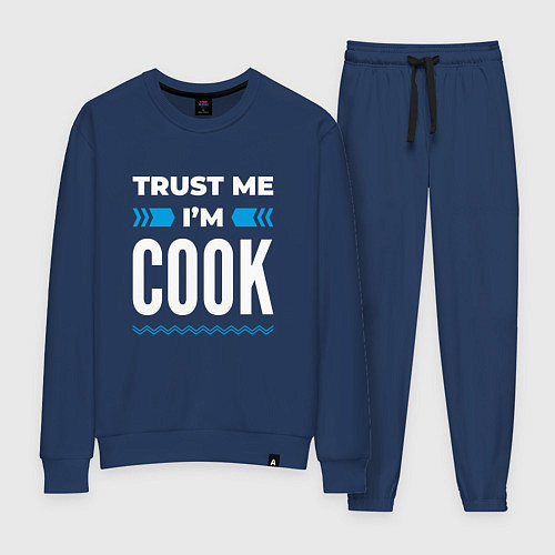 Женский костюм Trust me Im cook / Тёмно-синий – фото 1