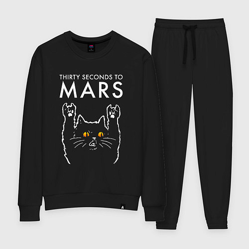 Женский костюм Thirty Seconds to Mars rock cat / Черный – фото 1