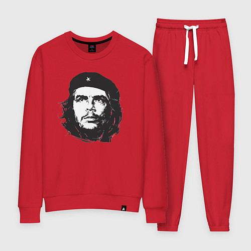 Женский костюм Че Гевара - рисунок / Красный – фото 1