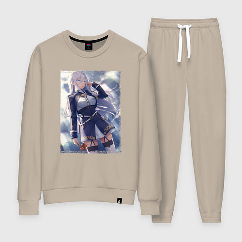 Женский костюм Vladilena Milize - 86 / Миндальный – фото 1