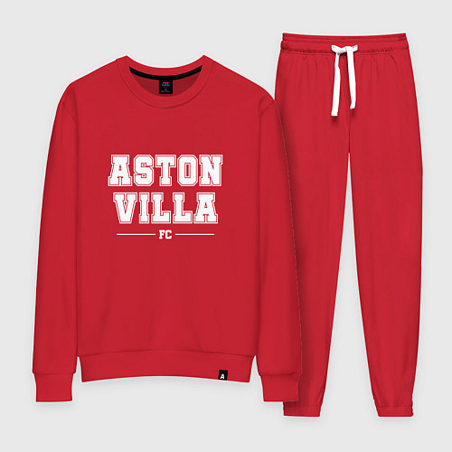 Женский костюм Aston Villa football club классика / Красный – фото 1