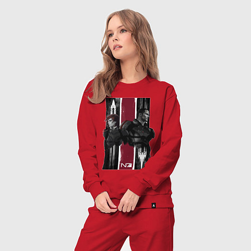 Женский костюм Mass Effect N7 - Shepard / Красный – фото 3