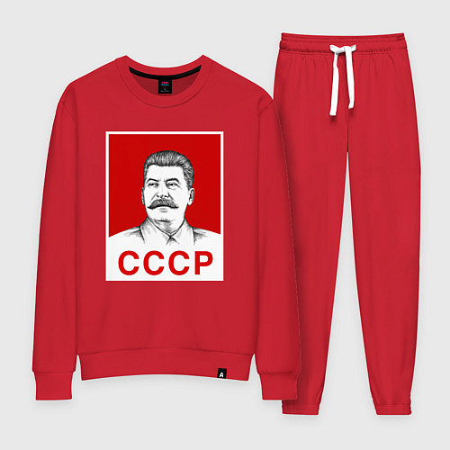 Женский костюм Сталин-СССР / Красный – фото 1