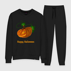 Костюм хлопковый женский Trembling pumpkin, цвет: черный
