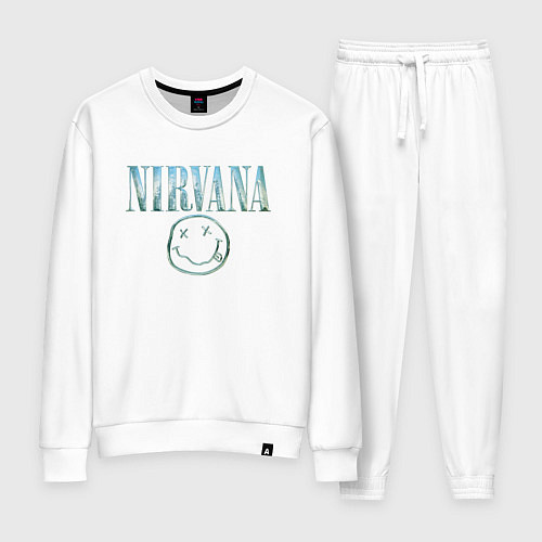 Женский костюм Nirvana - смайлик / Белый – фото 1