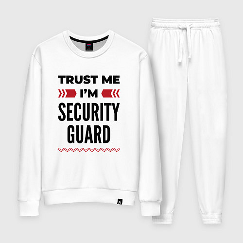 Женский костюм Trust me - Im security guard / Белый – фото 1