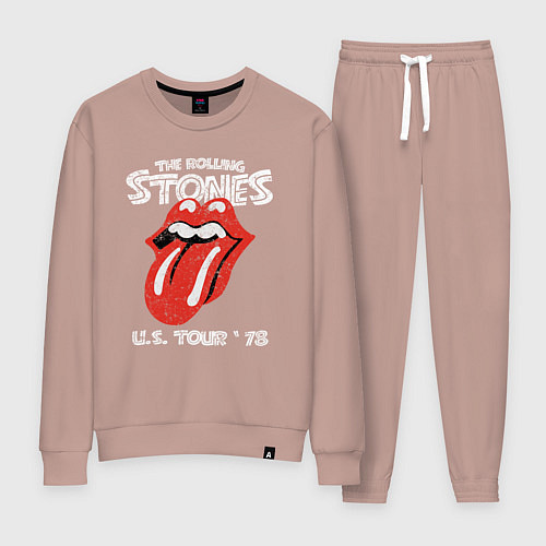 Женский костюм The Rolling Stones 78 / Пыльно-розовый – фото 1