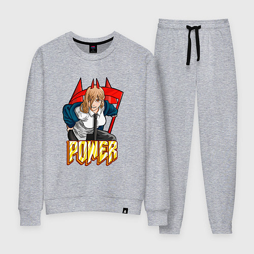 Женский костюм Power : Человек-бензопила / Меланж – фото 1