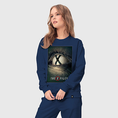 Женский костюм X - Files poster / Тёмно-синий – фото 3