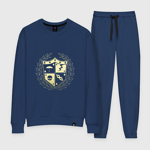 Женский костюм Академия Амбрелла - золотая эмблема / Тёмно-синий – фото 1