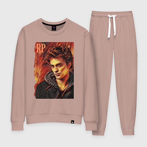 Женский костюм Роберт Паттинсон - cool dude / Пыльно-розовый – фото 1