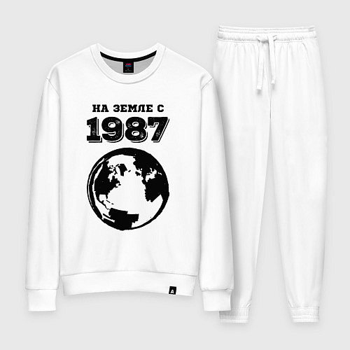 Женский костюм На Земле с 1987 с краской на светлом / Белый – фото 1
