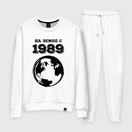 Женский костюм На Земле с 1989 с краской на светлом / Белый – фото 1