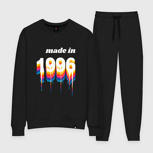 Женский костюм Made in 1996 liquid art / Черный – фото 1