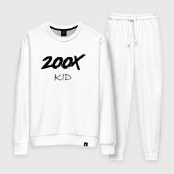 Костюм хлопковый женский 200X KID, цвет: белый