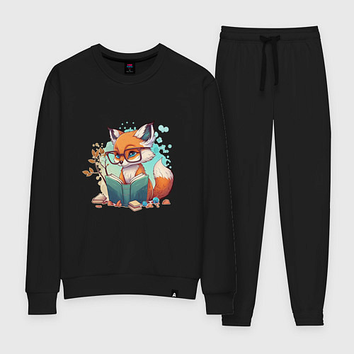 Женский костюм Умный лисёнок / Черный – фото 1