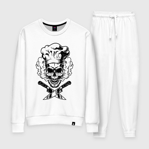 Женский костюм The cooks skull / Белый – фото 1
