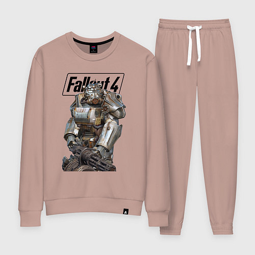 Женский костюм Paladin Danse of the Brotherhood of Steel Fallout / Пыльно-розовый – фото 1
