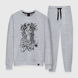 Женский костюм Мия в венке из летних цветов