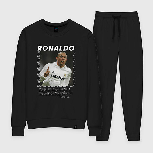 Женский костюм Роналдо зубастик / Черный – фото 1