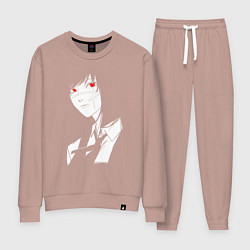 Костюм хлопковый женский Йор - демон войны, цвет: пыльно-розовый