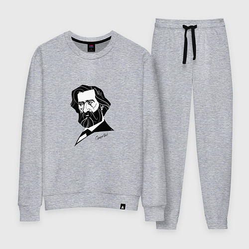 Женский костюм Композитор Джузеппе Верди / Меланж – фото 1