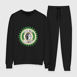 Костюм хлопковый женский Pete Rock & CL Smooth, цвет: черный