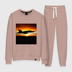 Женский костюм Самолёт на закате