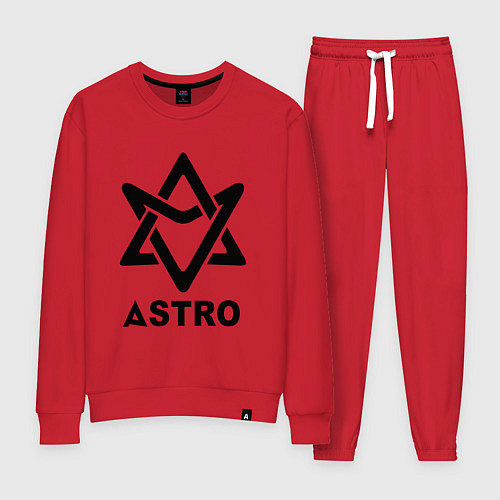 Женский костюм Astro black logo / Красный – фото 1