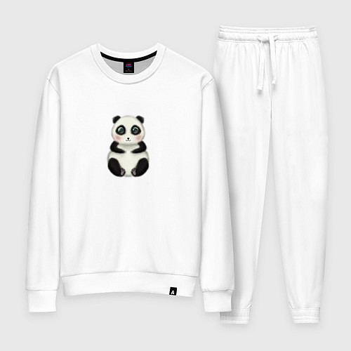 Женский костюм Мультяшная панда / Белый – фото 1