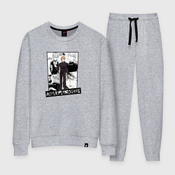 Женский костюм Миюки Сироганэ на фоне манги