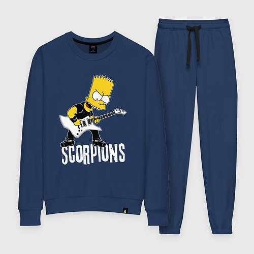 Женский костюм Scorpions Барт Симпсон рокер / Тёмно-синий – фото 1