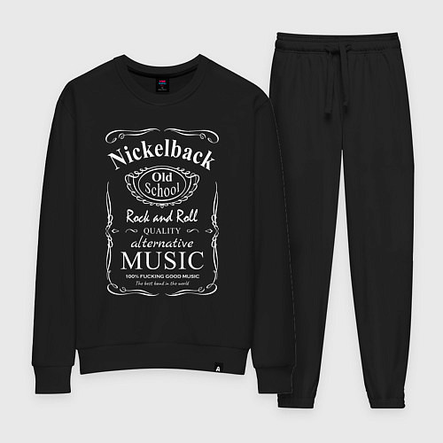 Женский костюм Nickelback в стиле Jack Daniels / Черный – фото 1