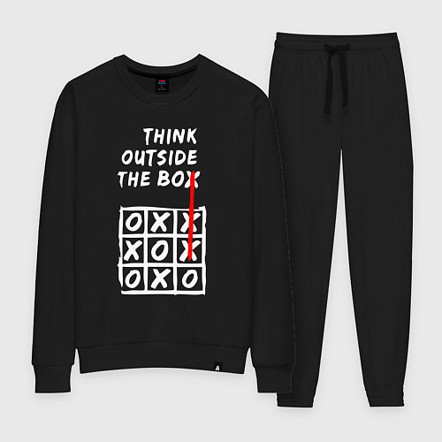 Женский костюм Think outside the box game / Черный – фото 1