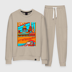 Женский костюм Санкт-Петербург в стиле плаката 30-х годов