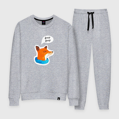 Женский костюм Рыжий лис фыр-фыр / Меланж – фото 1