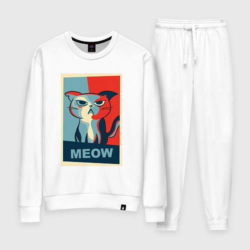 Женский костюм Meow obey / Белый – фото 1