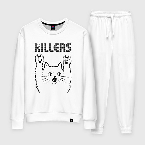 Женский костюм The Killers - rock cat / Белый – фото 1