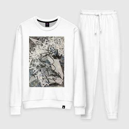 Женский костюм Абстракция небо / Белый – фото 1