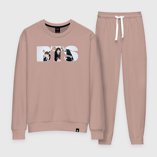 Женский костюм BTS art / Пыльно-розовый – фото 1