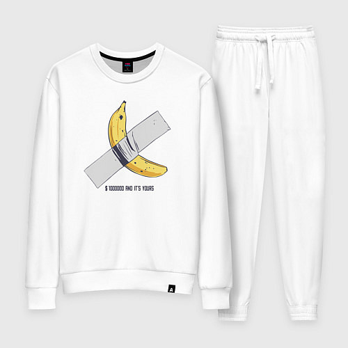 Женский костюм 1000000 and its your banana / Белый – фото 1